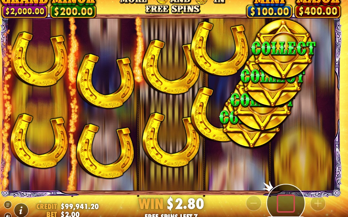 Free Spins round on special reels with Money Symbols