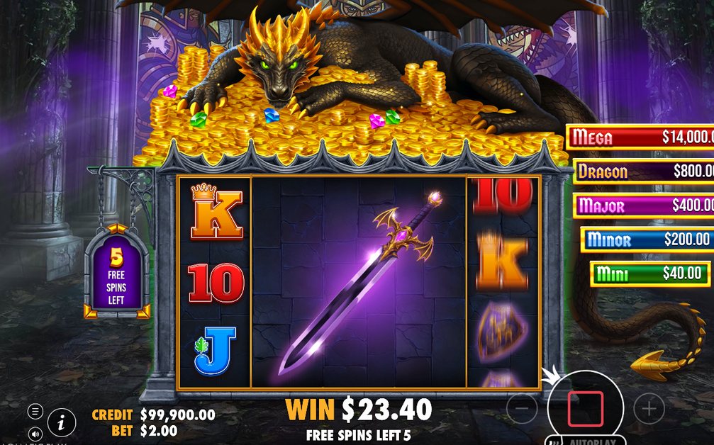 Free spins counted down with the SCATTER trigger